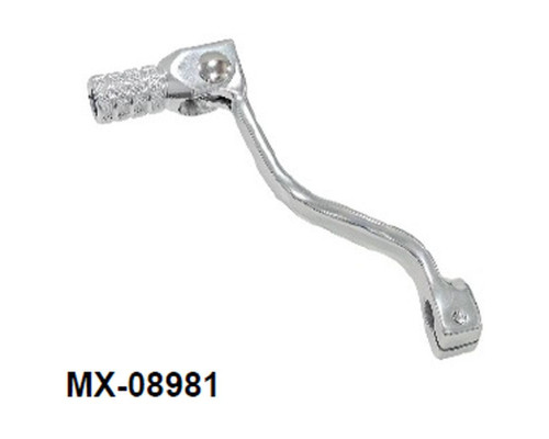 Важіль перемикання передач YAMAHA yz 65 '18-'23, yz 85 '02-'23, yz 85 lw '22-'23 (oem: 5pa-1811e-00) (кований алюміній) колір срібло (анодований)
