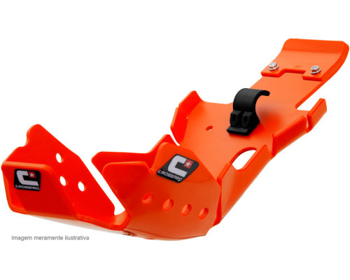 Захисний кожух двигуна та тяги crosspro (pro-link) в dtc hard enduro підходить для: ktm sx-f / xc-f 250/300 '23-, husqvarna fc 250 / 350 '23-, колір помаранчевий