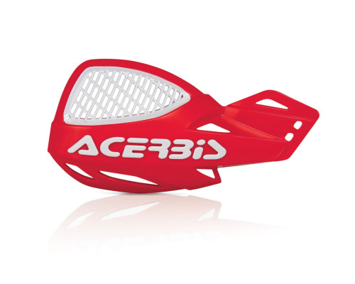 Acerbis огородження для рук (поручні / стулки) mx uniko вентильовані колір білий / червоний