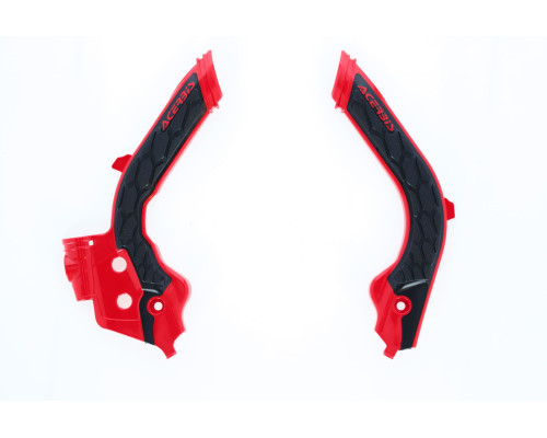 Acerbis захисні кожухи рами x-grip husqvarna fc / tc '19-'22, fe / te '20-'23, gas gas gas ec / ec-f / mc / mc-f '21-'23 колір червоний / чорний