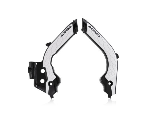 Acerbis захисні кожухи рами x-grip husqvarna fc / tc '19-'22, fe / te '20-'23, gas gas gas ec / ec-f / mc / mc-f '21-'23 колір чорний / білий