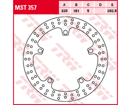 Trw lucas гальмівний диск передній bmw f 800 gt 13-, s 1000 / r / rr / xr 09-, r 1100 s 99-05, r 1150 r / rs / rt 00-06, k 1200 lt / gt / s 99-09, k 1300 gt / r / s 09-15, k 1600 g t / gtl 11-, (акція)