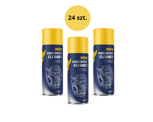 Mannol carburetor cleaner 400ml - спрей для очищення карбюратора (9970) - коробка по 24 штуки (пакет)
