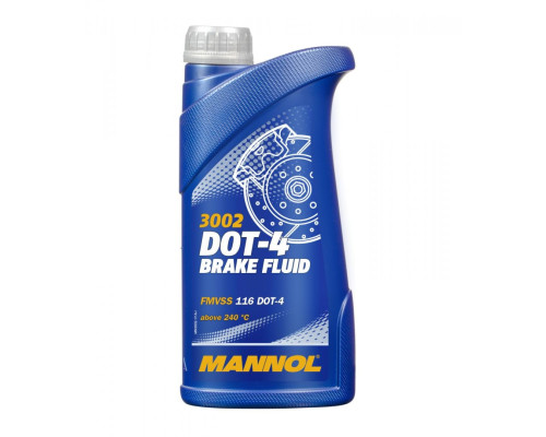 MANNOL BRAKE FLUID DOT-4 1L - BRAKE FLUID (3002)
