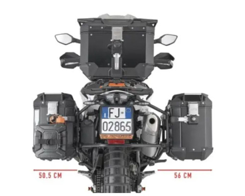 Kappa Стелаж Бічні футляри Monokey Cam Side KTM 890SMT 2023 Алюмінієвий Сріблястий