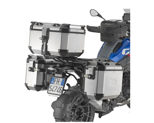 Kappa, Стелаж Бічні футляри Monokey Cam Side, для BMW R 1300 GS '24-, під Куфри KFR K'Force Alu, Чорний
