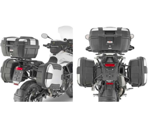 Kappa Стелаж для бокових кофрів Monokey Triumph Tiger 900 2020-2024 алюміній сріблястий