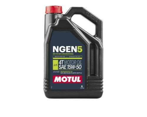 Motul engine oil ngen 5 15w50 4t 4l semi-synthetic