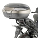 Kappa, Стелаж для центрального кофра, Kawasaki Ninja 1000 SX, без плити, 2020, чорний