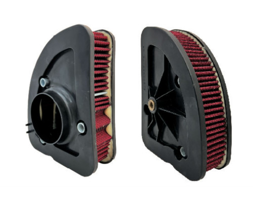 Emgo 2024/12 фільтр повітряний Harley Davidson FLHT/FLHR/FLHX/FLTRX/FLTRK '17-'20 OEM 29400212 чорний