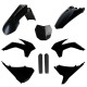 Polisport full kit ktm sx/sx-f/xc-f '15 передня панель (8659100003) та накладки на амортизатори (8398600003) колір чорний