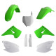 Повний комплект polisport kawasaki kx 125/250 '04-'08 передня панель (8660800002) та кришки амортизаторів (8398000001) зелений oem