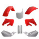 Повний комплект polisport HONDA cr 125 '98-'99; cr 250 '97-'99, включаючи передню панель (8673000002) та кришки амортизаторів (8394000001) оригінальний колір червоно-білий (fluo-r)