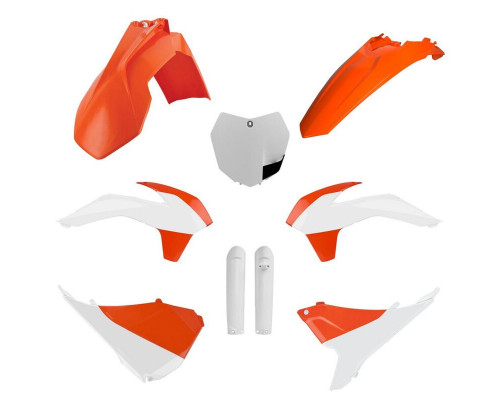 Polisport full kit ktm sx/sx-f/xc-f '15 передня панель (8659100002) та накладки на амортизатори (8398600002), колір помаранчевий