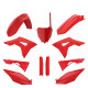 Повний комплект polisport HONDA crf 250r '18-'21; crf 450r '17-'20, включаючи передню панель (8667200001) та накладки на амортизатори (8351900003) червоний