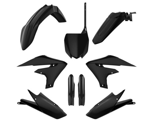 Повний комплект polisport для YAMAHA yzf 250 '19-'23; yzf 450 '18-'22, включаючи передню панель (8666000009) та накладки на амортизатори (8352000002), колір чорний