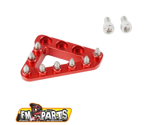 Fm-parts колодка заднього гальмівного важеля (широка) beta rr/extrainer червона