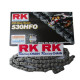 Ланцюг приводу rk 530hfo-114 (114 ланк) xw-ring до 900cm/40.0kn 110km (кабель) (вироблено в японії)