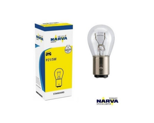 Лампочка narva 12v p21/5w 21/5w 12v bay15d - 1 шт.