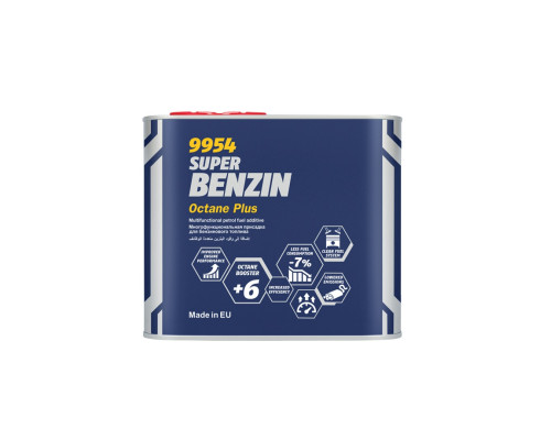 Mannol super benzin octane plus 450 мл - підвищує октанове число, очищає паливну систему (9954) (24) - заміняє mn9989