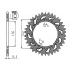 Задня зірочка sunstar 236 40 / 245 40 honda nx 650 95-01, yamaha xj 6 09-15, yamaha wr 250r '08-'10, aprilia rx six days 125 '90 (jtr245/2.40) (jtr245/3.40) (ланцюг 520) (24540jt)