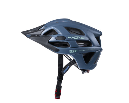 Велосипедний шолом kenny racing mtb модель k-one mineral колір синій/чорний розмір l/xl