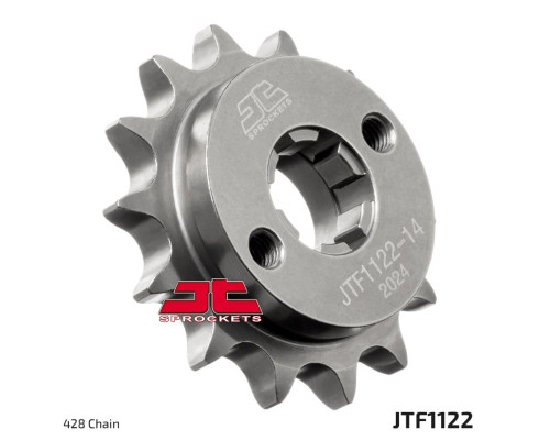 Jt передня зірочка 1122 14 betamotor rr 125 lc '21-'23, fantic xef / xmf 125 '21-, (112214jt) (ланцюг 428) (oem: 051.04.000.00.00)