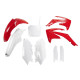 Повний комплект UFO з чохлами для телескопів HONDA crf 450 r '09-'10, crf 250 '10 колір oem (червоний/білий) (ho113e999)