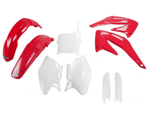 Повний комплект UFO з чохлами для телескопів HONDA crf 450 r '04 колір oem (червоний/білий) (ho107e999) (ho107e999)