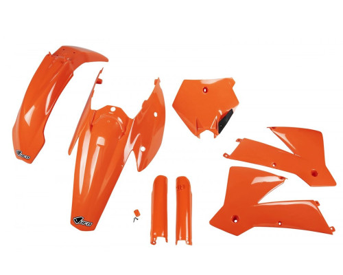 UFO повний комплект чохлів для телескопів ktm sx/exc '03-'04 помаранчевий (kt502e127)