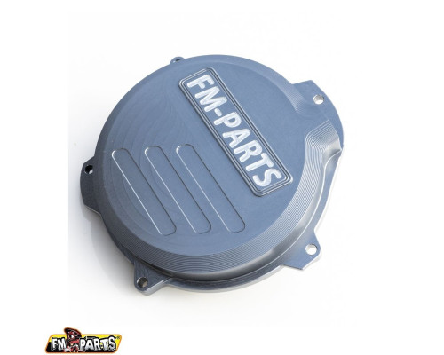 FM-PARTS КРИШКА ЗЧЕПЛЕННЯ (КРИШКА) ПОСИЛЕНА ЧПУ 6082 АЛЮМІНІЙ KTM / HUSQVARNA / GAS GAS 250/300 '24 TBI КОЛІР СРІБЛИВИЙ (Збройний метал)