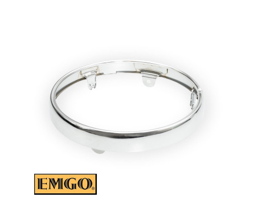 Emgo 2024/12 хромове кільце передньої фари (обід) kawasaki kz 550 '80-'83, kz 650 '78-'83, jz 750 '76-'79, kz 750 '80-'83, kz 1000 '77-'83, kz 1100 '81-'83 (oem: 2 3006-0380)