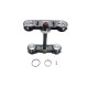 Xtrig p??ki zawieszenia ПЕРЕДНІniego rocs pro triple clamps ktm sx/sxf '23-'24, exc/exc-f '24; husqvarna tc/fc '23-'24; gas gas ec/ecf/mc/mcf '24 (offset 20mm-22mm) КОЛІР ЧОРНИЙ