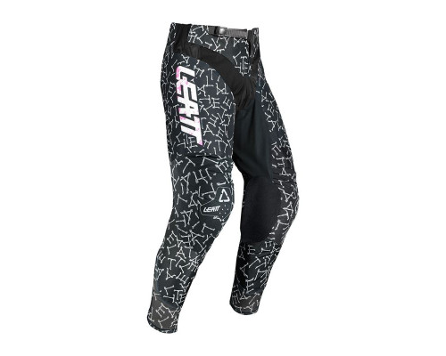 Leatt (2021) moto 3.5 junior pants bones колір чорний/білий розмір m 140 см