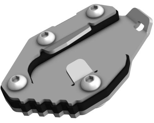 Подовжувач бічної стійки crosspro (2024) bmw r 1300 gs, r 1300 gs triple black, r 1300 gs trophy '23-'24, колір срібло/чорний