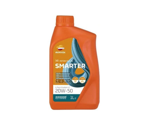 Repsol engine oil 4t smarter custom v-twin 20w50 1l ma2 semi-synthetic (12) - заміняє rp185q51