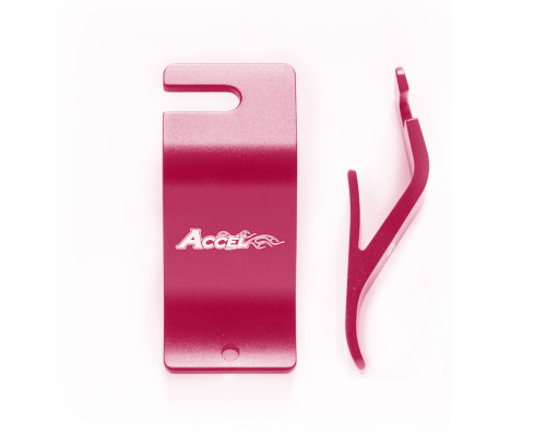 Кронштейн для кріплення шини accel, колір червоний