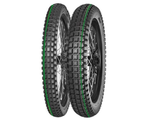 Шина mitas 110/90-19 enduro hybrid super light 62p tl/tt m+s (green strip) зад dot 27/2024