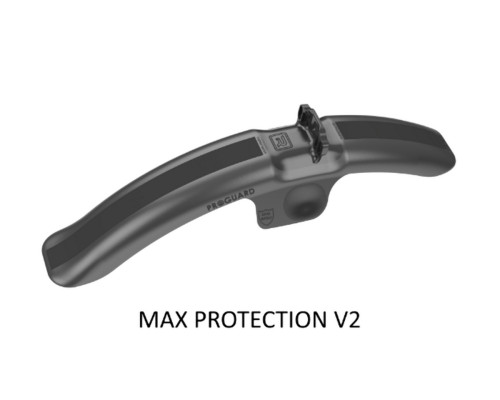RAPID RACER PRODUCT RRP ПЕРЕДНЄ КРИЛО ВЕЛОСИПЕДА PROGUARD БОЛТ НА V2 ПЕРЕДНИЙ МАКСИМАЛЬНИЙ ЗАХИСТ КОЛІР ЧОРНИЙ (ВСТАНОВЛЕНО НА ПІДКОВОНАТИЧНІ БОЛТИ АМОРТИЗАТОРА)