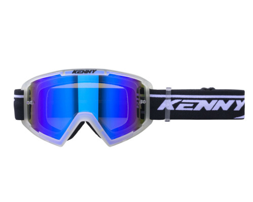 Kenny Racing Track+ Дитячі МотоОкуляри Прозорі/Чорні Лінзи Синє Дзеркало