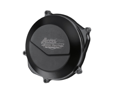 КРИШКА ЗЧЕПЛЕННЯ ACCEL АЛЮМІНІЄВА (З ПРОКЛАДКОЮ) HONDA CRF 450R '09-'16 ЧОРНА