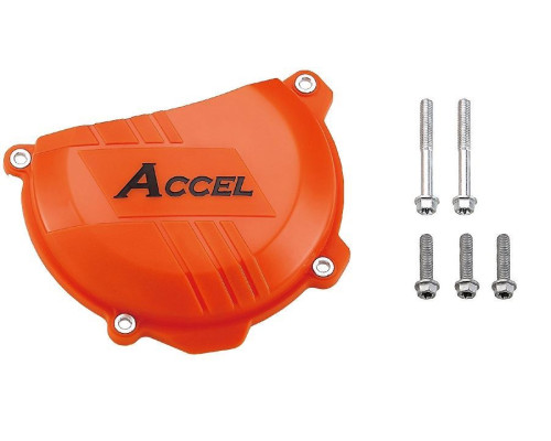 Кришка зчеплення acceleration (пластик) ktm sxf250 '13-, excf250 '14-, sxf350 '11-, excf350 '12-, колір помаранчевий