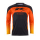 Футболка kenny racing cross/enduro track focus orange колір orange/black розмір xxxl