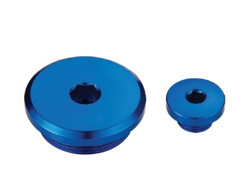 ПРОБКИ ДЛЯ ОГЛЯДУ ДВИГУНА ACCEL YAMAHA YZF 450 '10-'22, YZF 250 '10-'23, WR250F '15-'22, WR450F '16-'22 BLUE