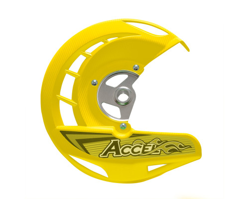 ЗАХИСТ ПЕРЕДНЬОГО ГАЛЬМІВНОГО ДИСКА ACCEL SUZUKI RMZ 250 '07-'16, RMZ450 '05-'16 ЖОВТИЙ (FDG-04YL) -