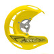 ЗАХИСТ ПЕРЕДНЬОГО ГАЛЬМІВНОГО ДИСКА ACCEL SUZUKI RMZ 250 '07-'16, RMZ450 '05-'16 ЖОВТИЙ (FDG-04YL) -