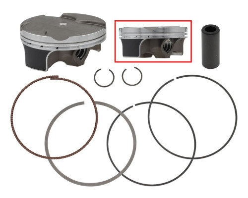 Namura 2024/11 кований kawasaki kxf 250 '21-'23 (std + 0.01mm = 77.97mm) кований (nx-20035r кільця)
