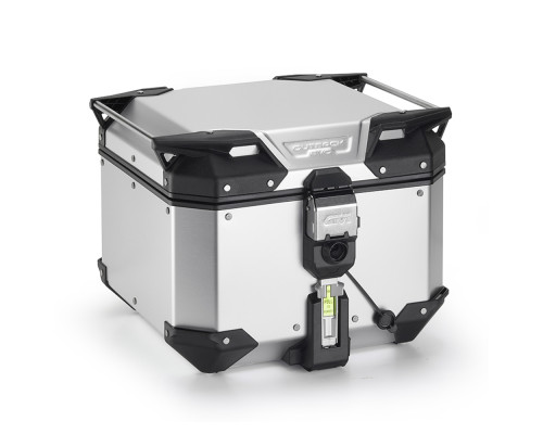 Givi Trekker Outback Evo Smart Центральний Кофр Алюмінієвий Анондований 42л Сріблястий