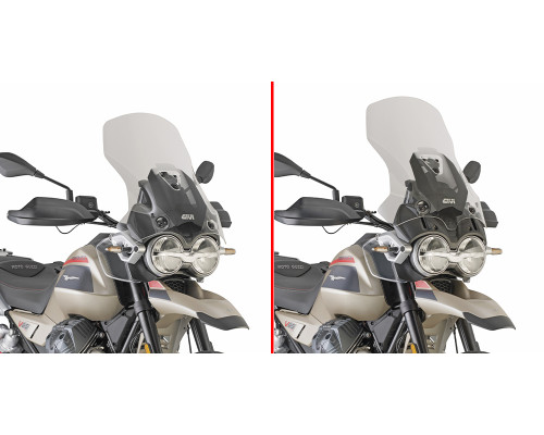 Givi V85 TT Вітрове скло Прозоре 58x45 см 24