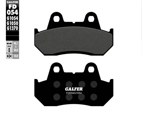 Колодки гальмівні galfer kh069 напівметалеві